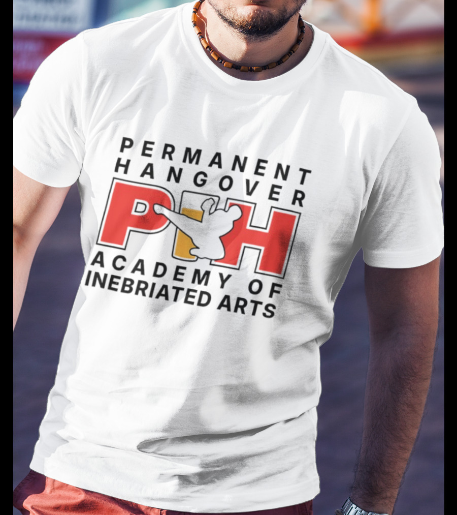 Permanent Hangover PIH Academy Of Inebriated Arts T-Shirt