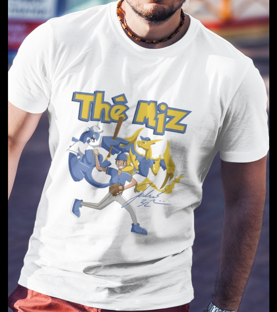 The Miz Milwaukee Brewers Pokemon Crossover Animated T-Shirt