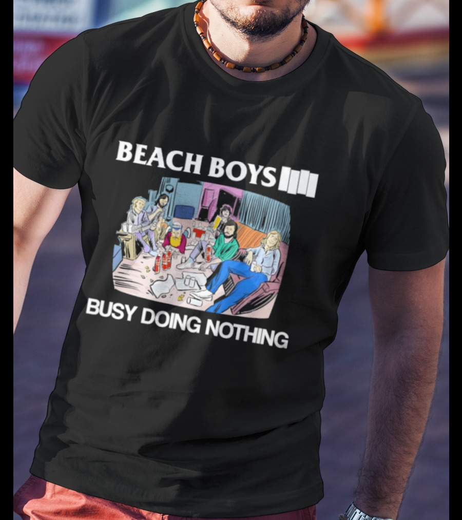 Beach Boys Busy Doing Nothing Brian Wilson Couch Scene T-Shirt