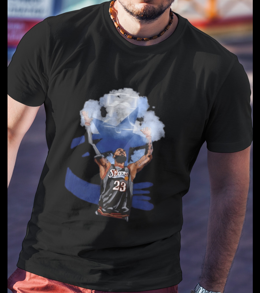 Philadelphia 76ers LeBron James 23 With Bells On Cloud 5 T-Shirt