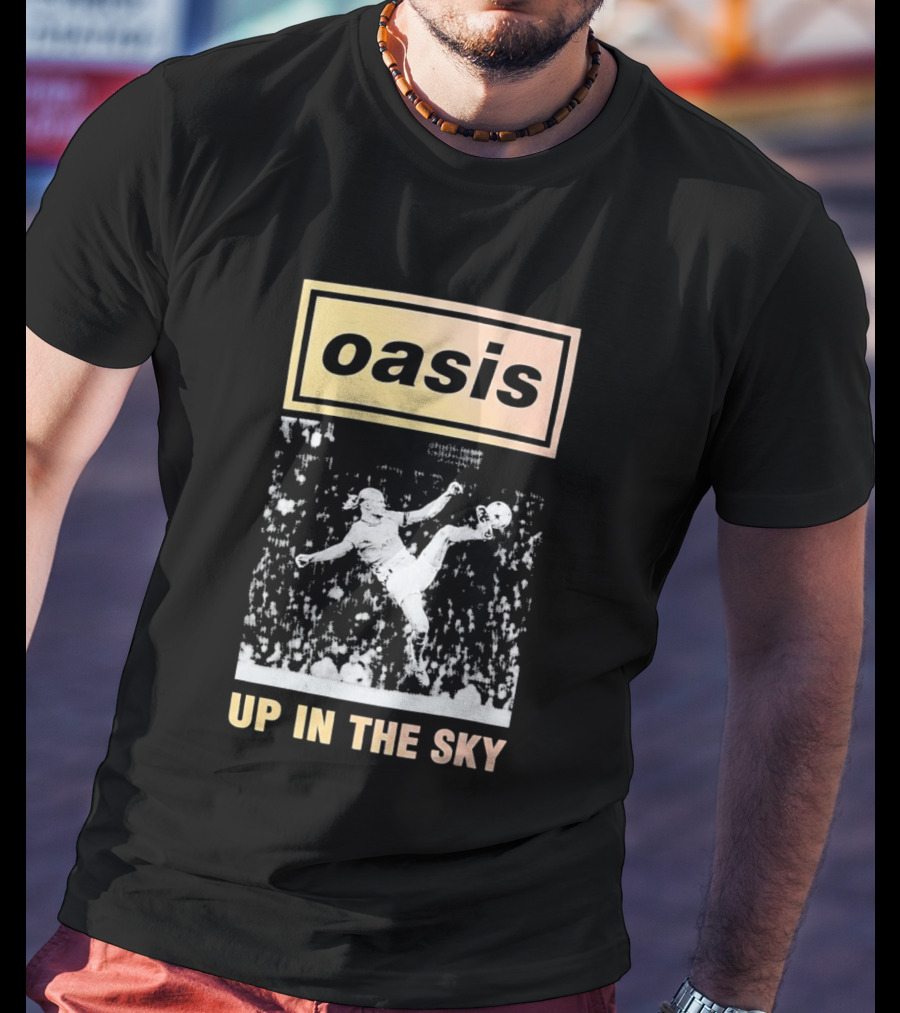 Oasis Up In The Sky Erling Haaland Soccer Kick T-Shirt