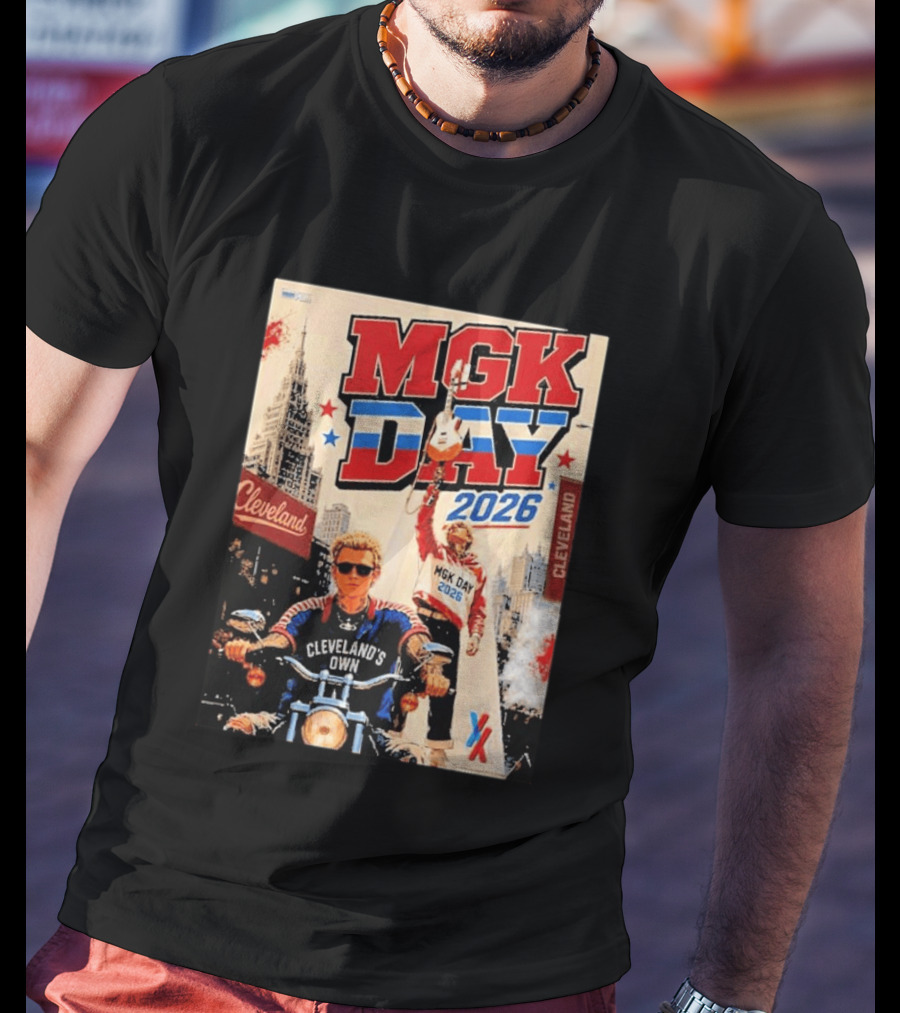 MGK Day 2026 Cleveland Music Event With Cleveland's Own T-Shirt
