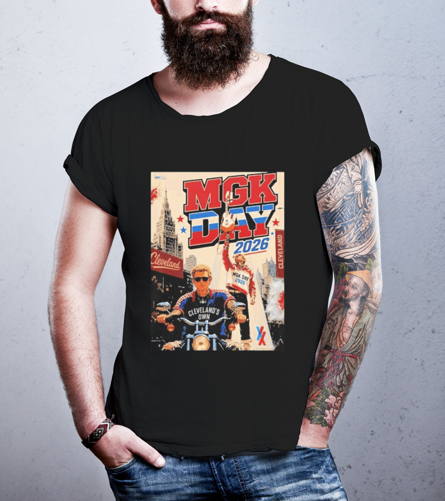 MGK Day 2026 Cleveland Music Event With Cleveland's Own T-Shirt