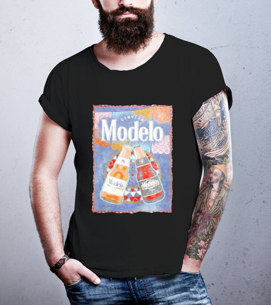 Cerveza Modelo Mexican Beer Bottles T-Shirt