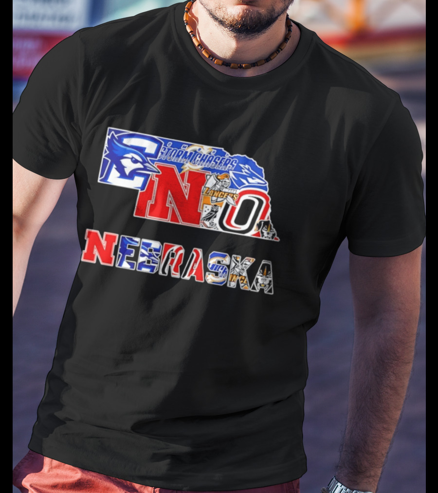 Nebraska Creighton Jays Stormchasers Lancers Huskers Sports Teams 2026 T-Shirt