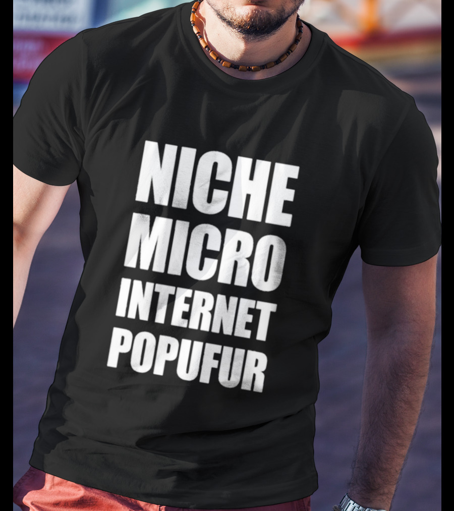 Niche Micro Internet Popufur Trendy Expression T-Shirt