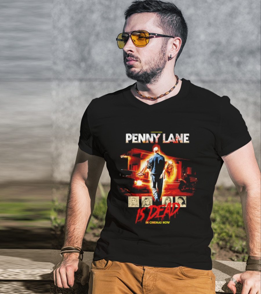 Penny Lane A Film By Mia'kate Russell Is Dead In Cinemas Now Iconic Cinematic T-Shirt