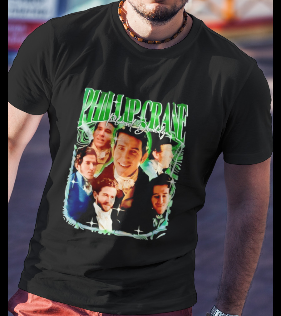 Phillip Crane Plant Daddy Regency Style Portrait Collage T-Shirt
