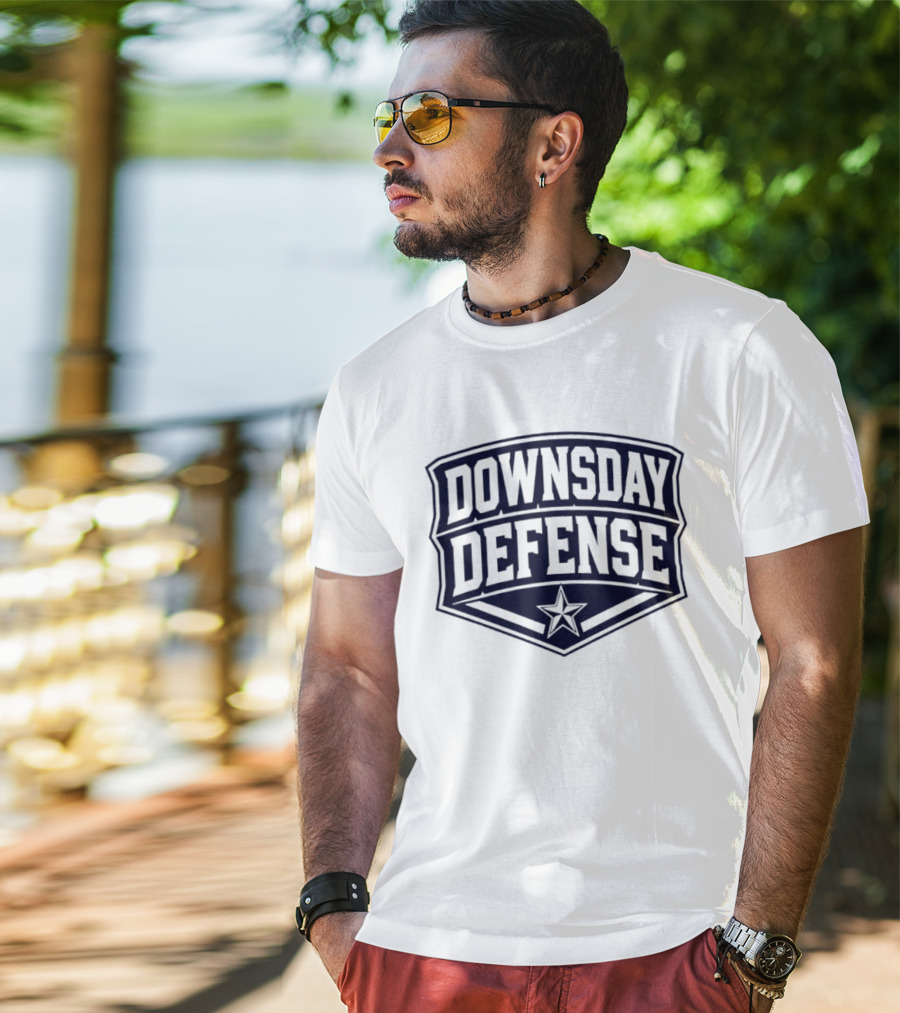 Downsday Defense Dallas Cowboys Star T-Shirt