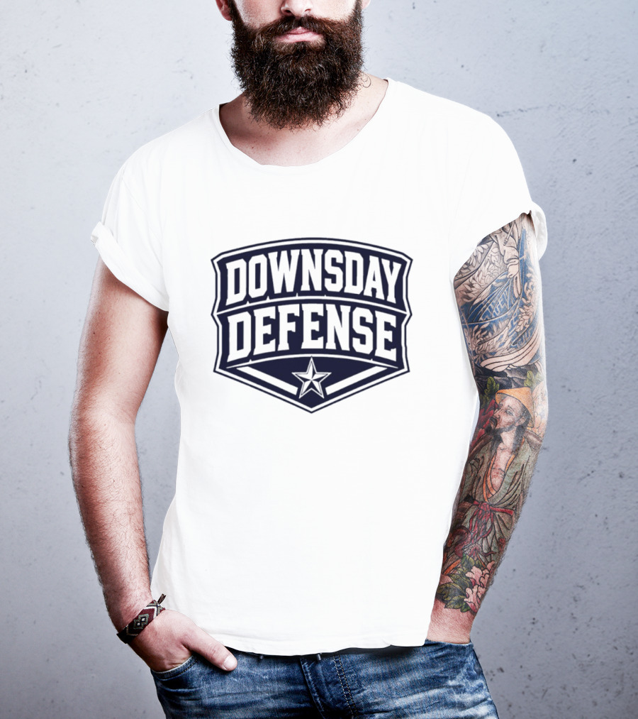 Downsday Defense Dallas Cowboys Star T-Shirt