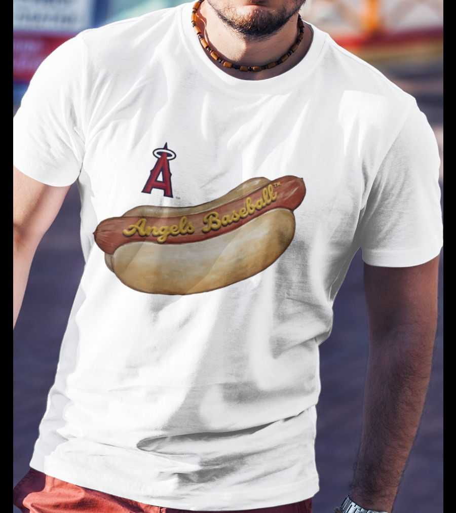 Los Angeles Angels Baseball Hot Dog MLB 2026 Season T-Shirt