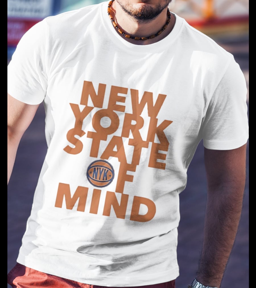 New York State Of Mind NYC Basketball T-Shirt
