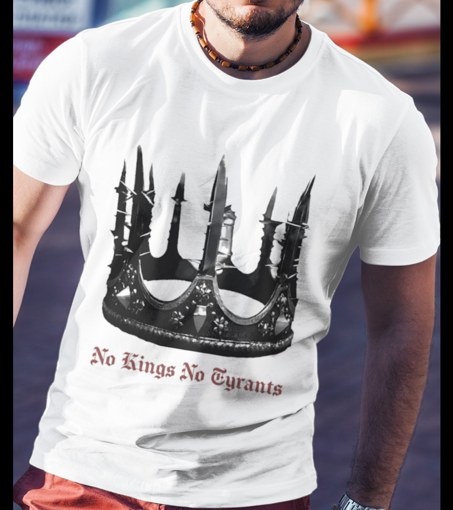 No Kings No Tyrants Crown Spiked T-Shirt