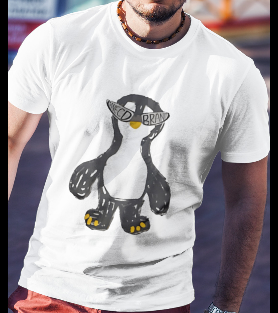 Nwankwo Kanu Enyimba FC RECD BRANCD Penguin Sunglasses T-Shirt
