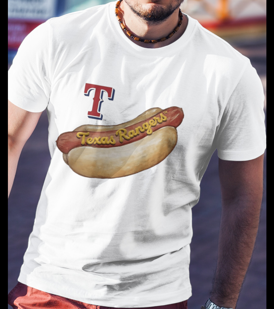 Texas Rangers Hot Dog MLB 2026 Season Team T T-Shirt