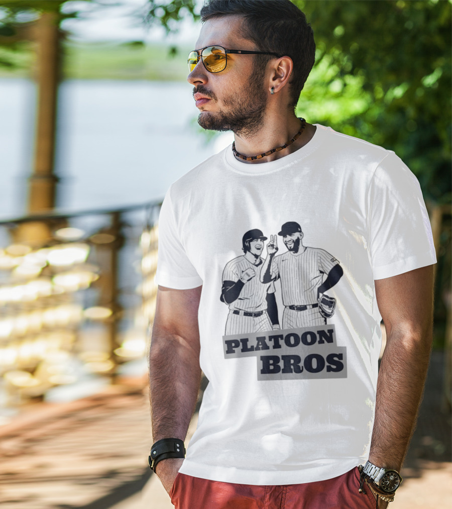 Yankees Platoon Bros Amed Rosario Ryan McMahon MLB Baseball Team T-Shirt