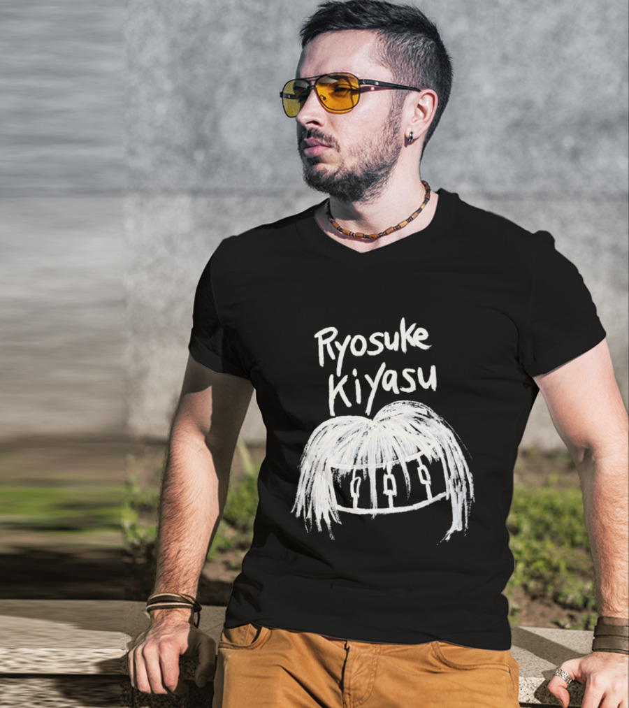 Ryosuke Kiyasu Drums Sketch With Hair T-Shirt