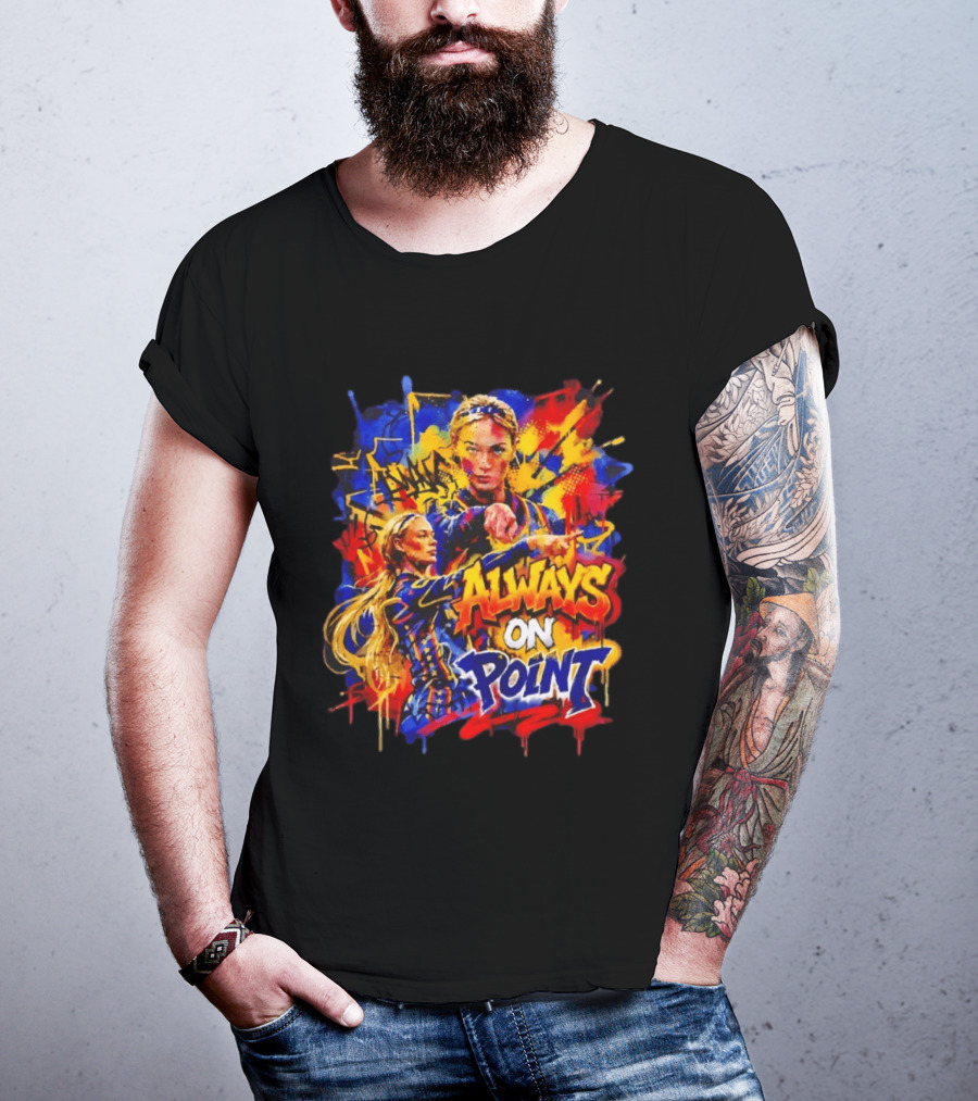 Sophie Cunningham Always On Point Indiana Fever Bold Graffiti T-Shirt