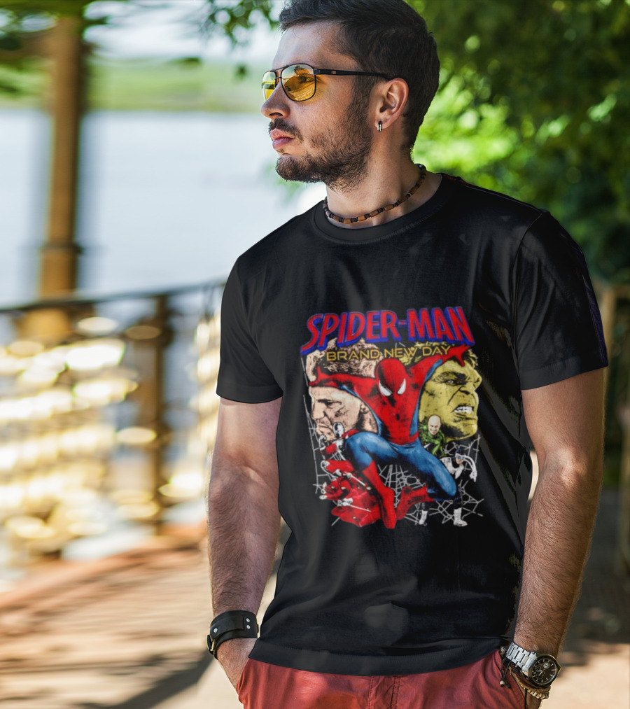 Spider Man Brand New Day Marvel Comics Superhero Characters T-Shirt