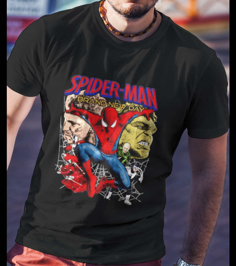 Spider Man Brand New Day Marvel Comics Superhero Characters T-Shirt