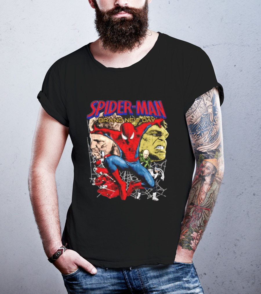 Spider Man Brand New Day Marvel Comics Superhero Characters T-Shirt
