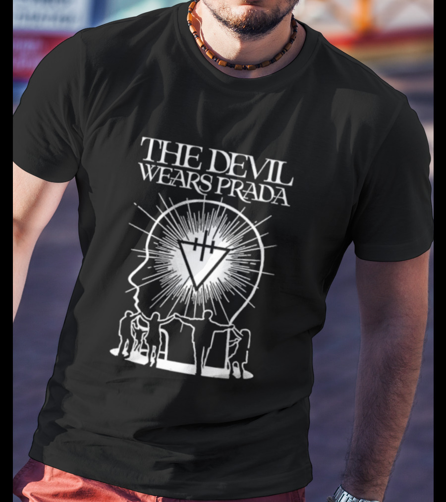 The Devil Wears Prada Metalcore Band Hardcore Head And Triangle T-Shirt