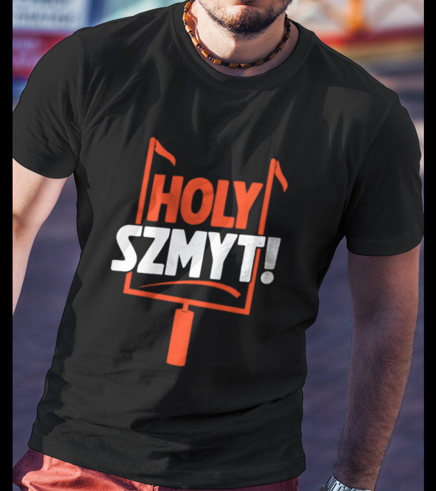 Andre Szmyt Holy Szmyt Cleveland Browns Football Uprights T-Shirt