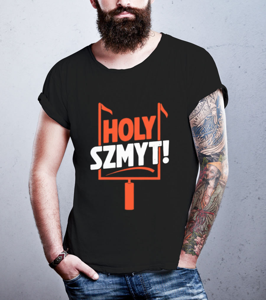 Andre Szmyt Holy Szmyt Cleveland Browns Football Uprights T-Shirt