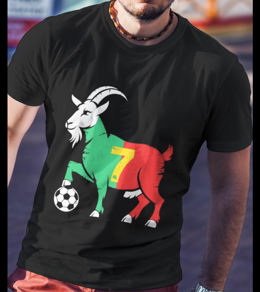 Cristiano Ronaldo GOAT 7 Portugal Soccer T-Shirt
