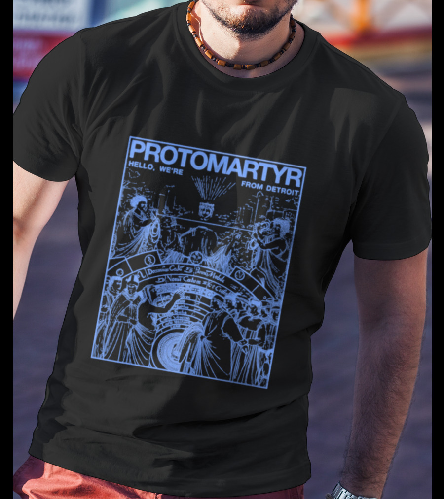 Protomartyr Nuns Scene Hello We're From Detroit T-Shirt