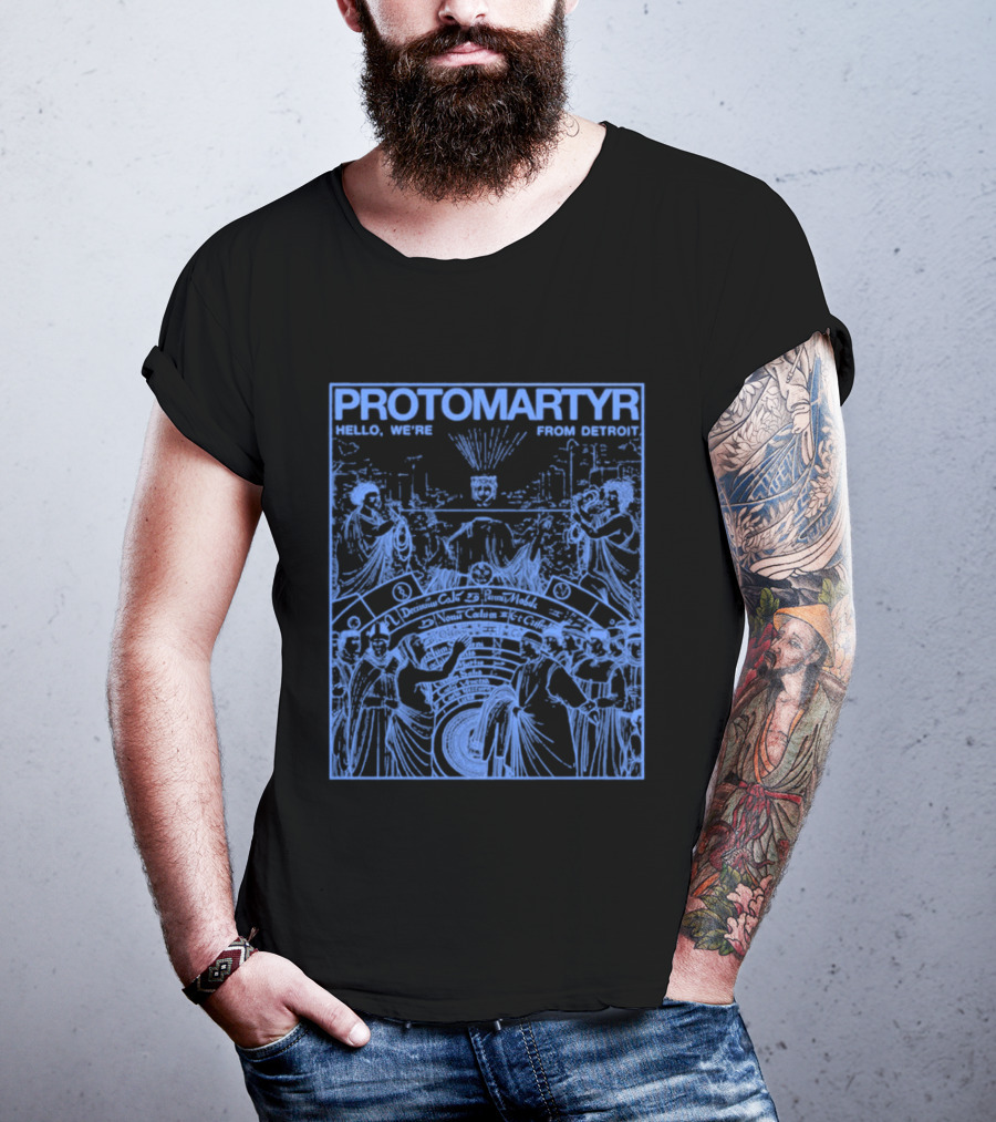 Protomartyr Nuns Scene Hello We're From Detroit T-Shirt