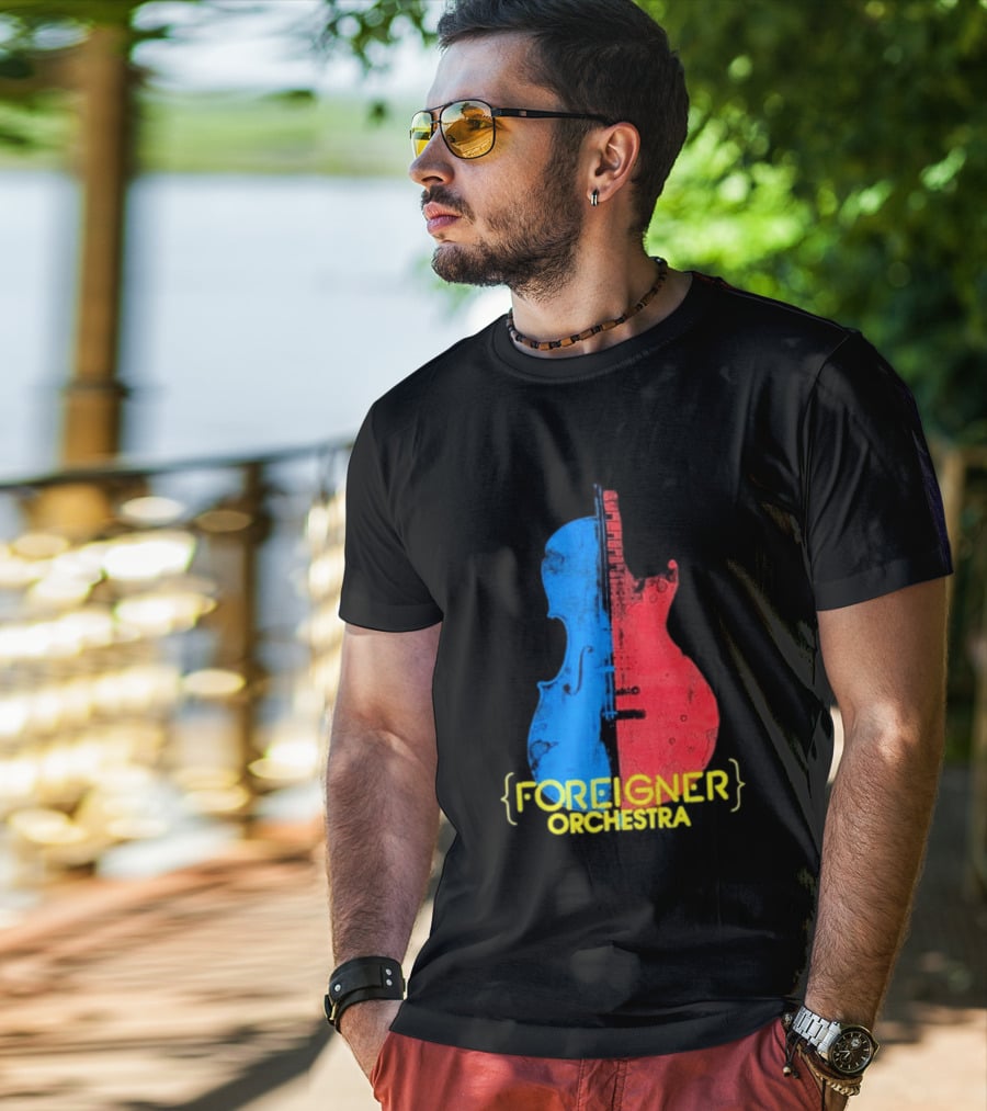Foreigner Orchestra Violin Guitar Fusion T-Shirt