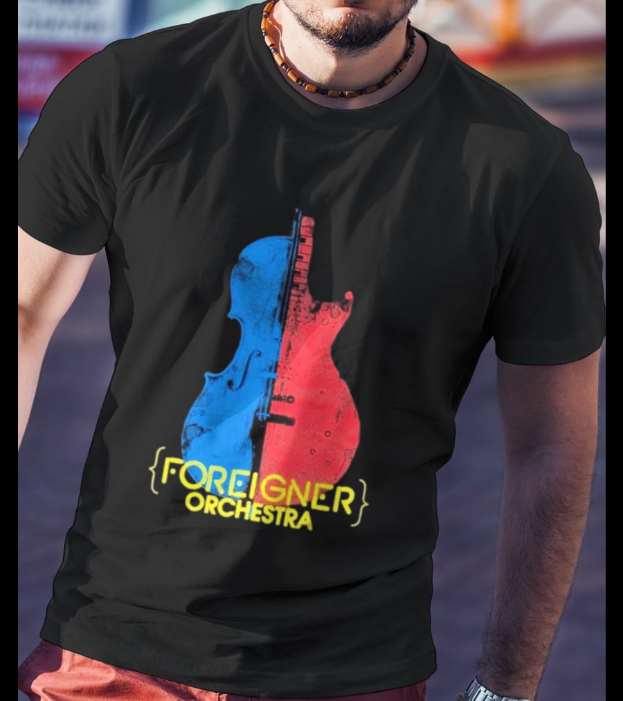 Foreigner Orchestra Violin Guitar Fusion T-Shirt