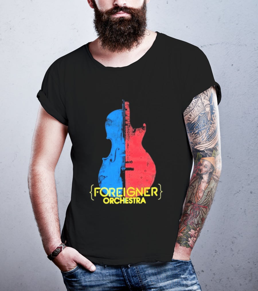 Foreigner Orchestra Violin Guitar Fusion T-Shirt