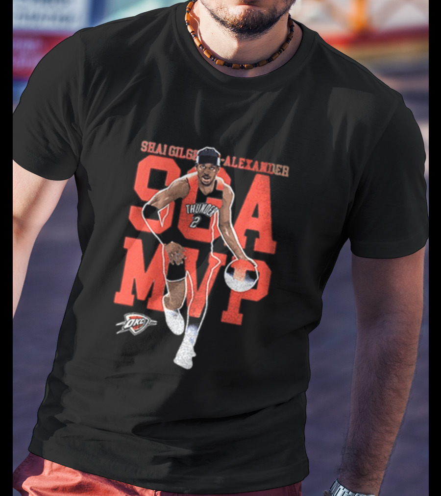 Shai Gilgeous Alexander SGA MVP Basketball Champion 2025 T-Shirt