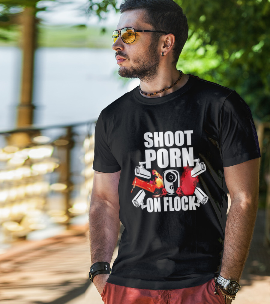 SHOOT PORN ON FLOCK Surveillance Honey Pack T-Shirt