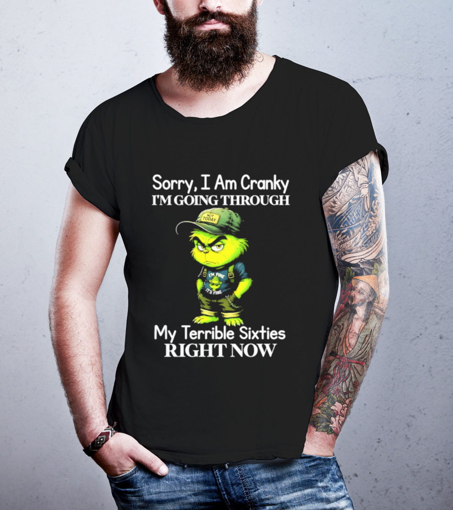 Sorry I Am Cranky I'm Going Through My Terrible Sixties Right Now T-Shirt