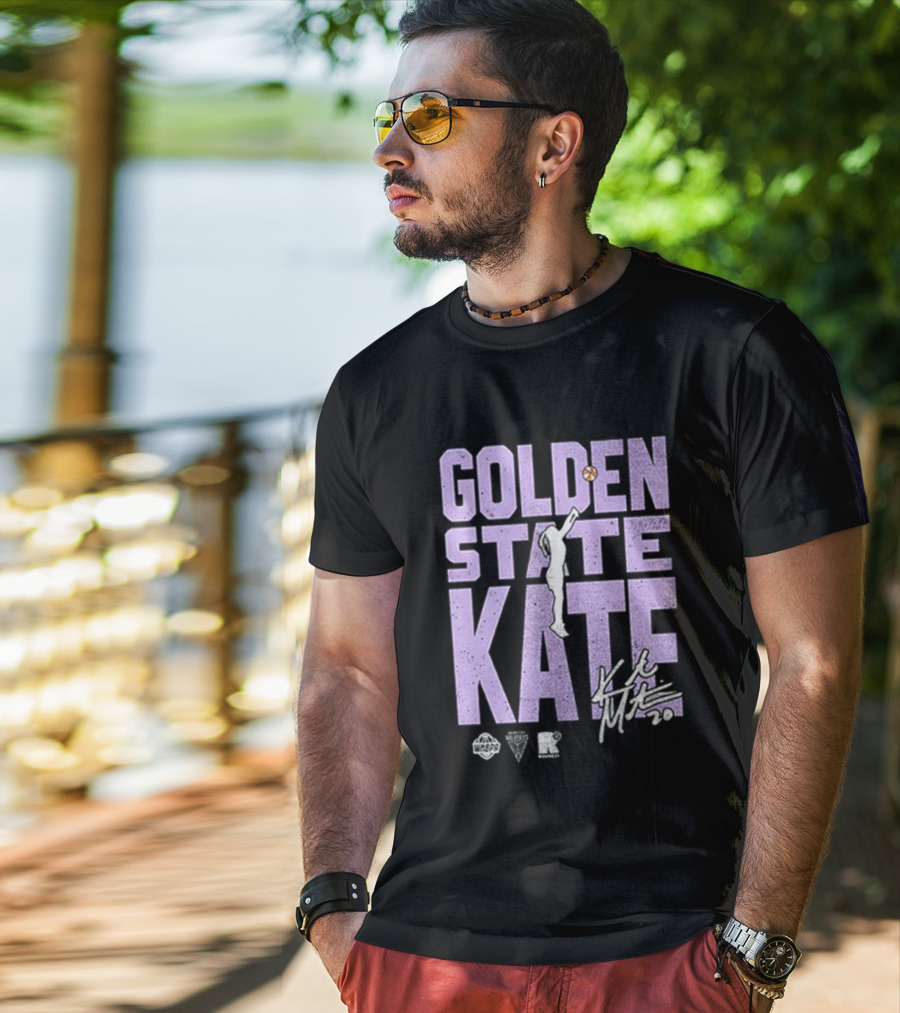 Golden State Kate Basketball Silhouette Player T-Shirt