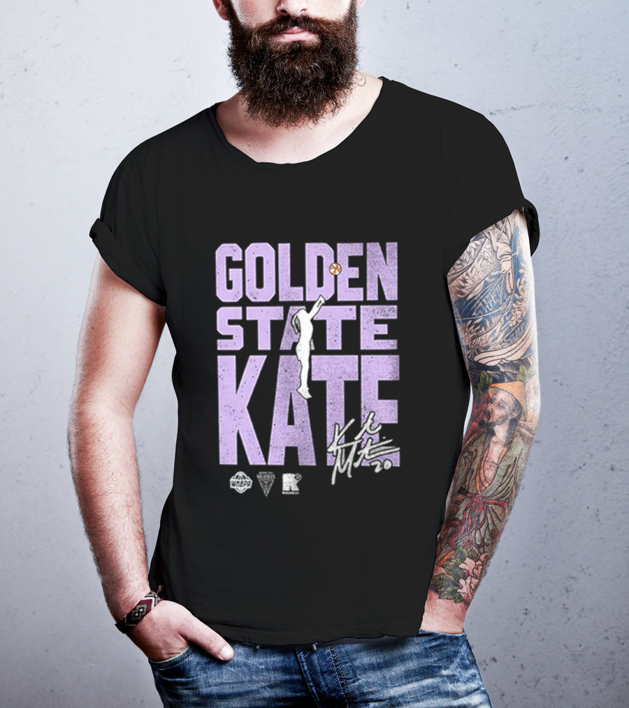 Golden State Kate Basketball Silhouette Player T-Shirt