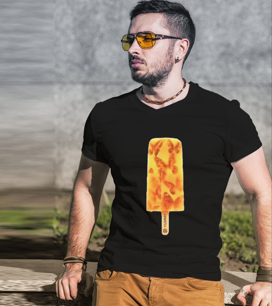 James Tour 2024 Ice Cream Yummy Butterfly Popsicle T-Shirt