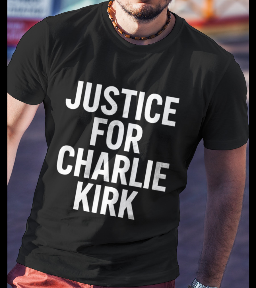 Justice For Charlie Kirk Tyler Robinson Shot 2 Sided T-Shirt