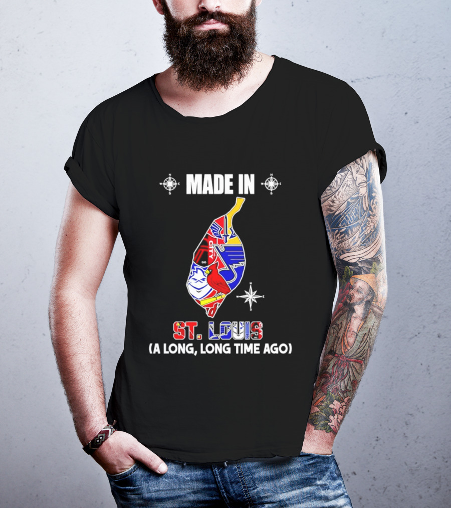 Made In St Louis Map 2026 Season A Long Long Time Ago T-Shirt