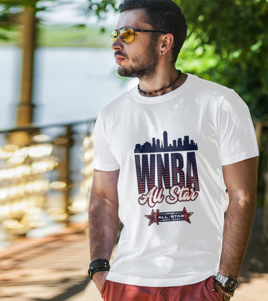 WNBA All Star 2025 Indy Skyline T-Shirt