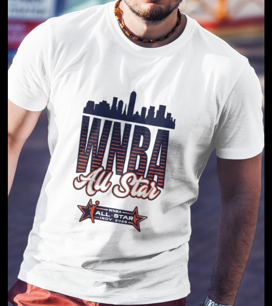 WNBA All Star 2025 Indy Skyline T-Shirt