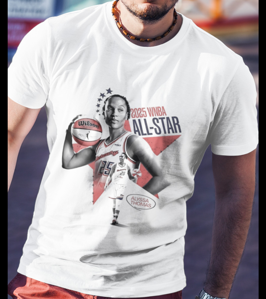 Alyssa Thomas 2025 WNBA All Star Phoenix Mercury T-Shirt
