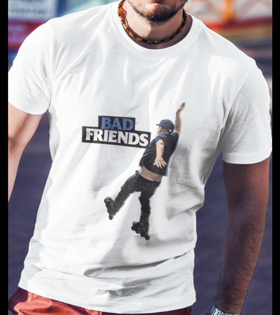Bad Friends Bobby Roller Skating Fall T-Shirt