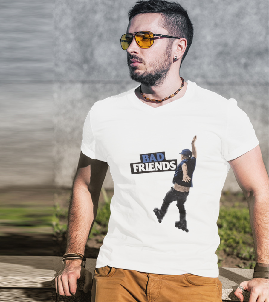 Bad Friends Bobby Roller Skating Fall T-Shirt