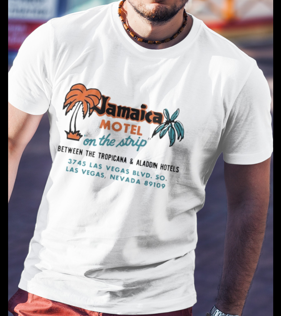 Jamaica Motel On The Strip Las Vegas Nevada Between Tropicana And Aladdin Hotels 3745 Las Vegas Blvd 89109 T-Shirt
