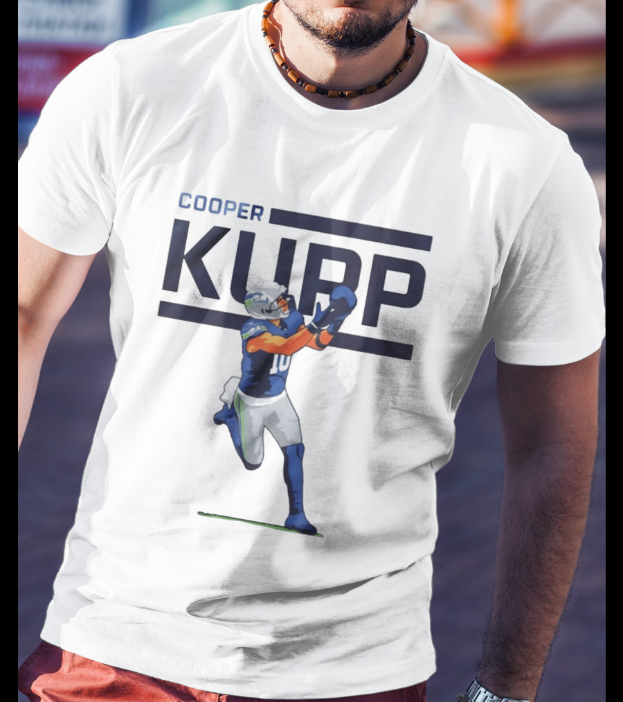 Cooper Kupp Seattle Seahawks Catching Action T-Shirt