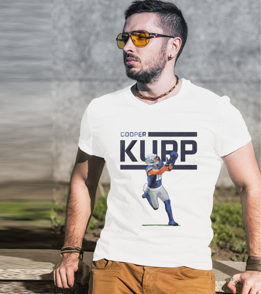 Cooper Kupp Seattle Seahawks Catching Action T-Shirt
